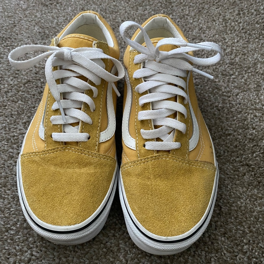 Old School Vans Sz 7.5 Yellow